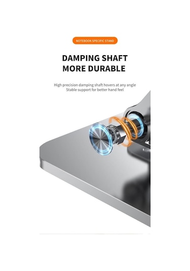 Daytona Zr-104 Aliminyum 360 Notebook Stand,füme