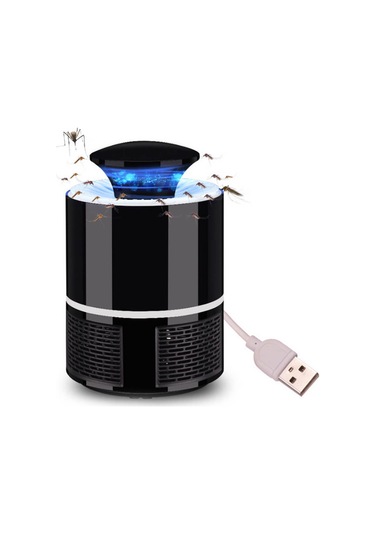 Padalink Usb Girişli Evcil 365nm Işık Teknolojili Sinirsel Kovucu: Etkili Sinek Ve Mus Musu Avcısı - Siyah