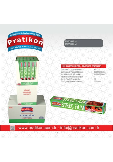 Pratikon Streç Film