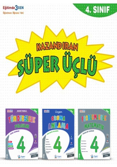 4. Sınıf Süper Üçlü - Kazandıran Kitaplar