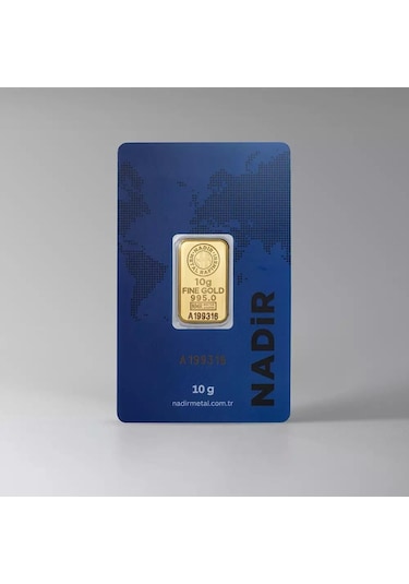 Nadir Gold 24 Ayar 10 Gram Külçe Altın