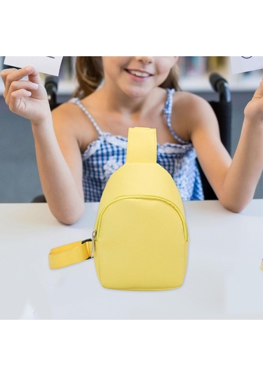 Suntek Çocuklar Için Çapraz Askılı Çanta Sevimli Hediye Sarı
