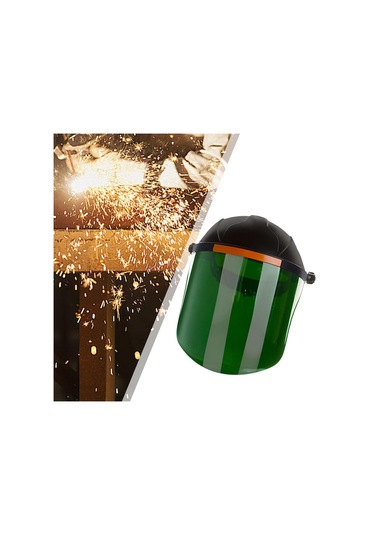 Suntek Kaynak Maskesi Yüz Koruyucusu Yukarı Siyahımsı-yeşil