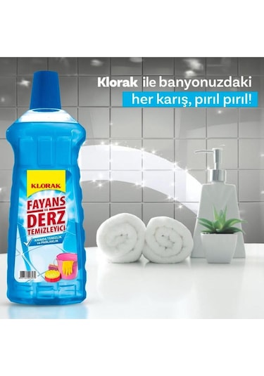 Fayans Derz Temizleyici Mavi Su 970 Ml 4 Adet