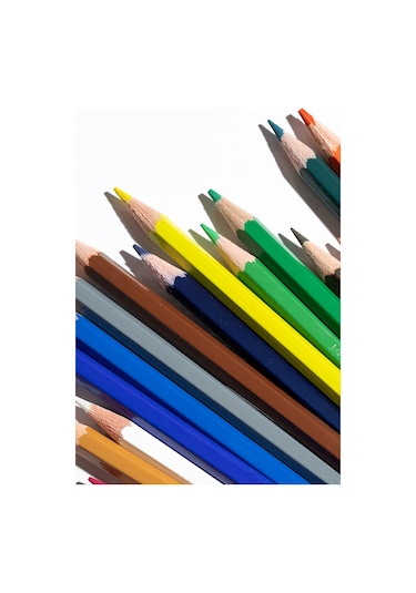 Faber-Castell Karton Kutu Boya Kalemi, 24 Renk, Yumuşak ve Canlı Renkler, Kolay Açılır