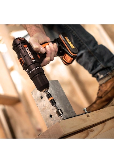 Worx WX370.9 20 V Aküsüz Profesyonel Şarjlı Darbeli Matkap