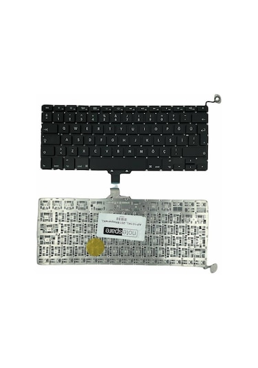 Macbook İle Uyumlu Pro A1278 13.3" 2011 Notebook Klavye Siyah Tr Büyük Enter Versiyon