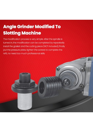 Youmex "100 Tip Açılı Taşlama Makinesi Dönüşüm Seti - Duvar & Fayans Oluk Açma Aksesuarı 7 Distörlü "