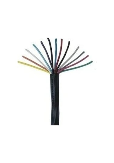 Kastro 13 Uçlu Toprak Altı Sulama Sinyal Kablosu 0,8mm 13 Renk 30 Metre