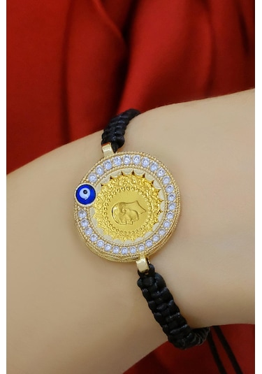 Ipli Çeyrekli Bileklik N11.12328 Sarı Altın