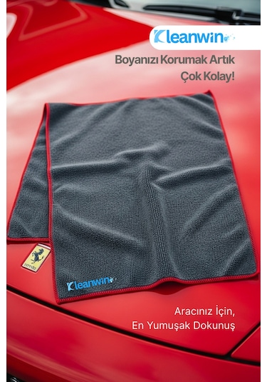 Gaia Mikrofiber Bez 300 Gsm 50x70 Cm Oto Kurulama Havlusu Araç Yıkama Ve Cam Temizlik Bezi