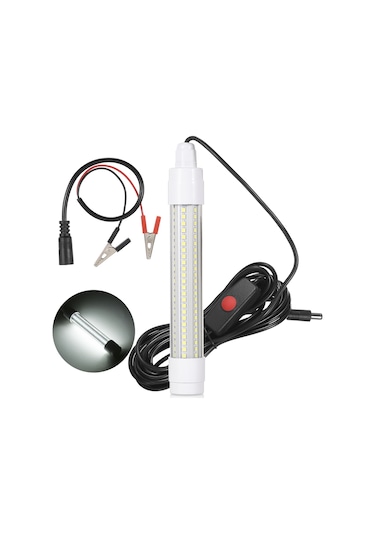 144 Led Su Altı Balık Avı Işığı Su Altı Balık Bulucu Lamba Gece Balık Avlama Cazibesi Bait Işığı Balıkları Çeken Işık