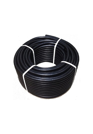 100 Metre Plastik 12'lik Siyah Spiral Boru