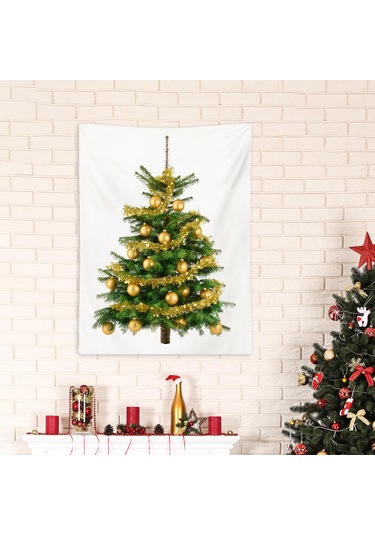 Homyl Yılbaşı Goblen Ağacı Duvar Asılı Yatak Odası Ev Yurt Için