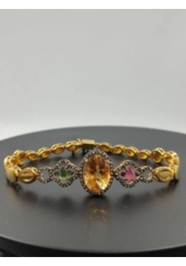 Sitrin Turmalin Bileklik 149