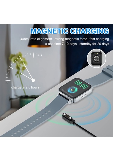 Tenfowee Akıllı Saat: 1.69" Dokunmatik Ekran (İthalatçı Garantili)