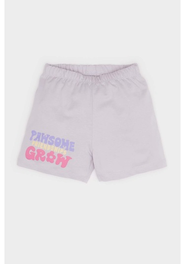 DeFacto Kız Bebek Paw Patrol Pijama Takımı Penye Kısa Kollu Üst Esnek Belli Şort E4647A525HSPR306