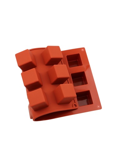 Vkemall 15 Kareli Silikon Kalıp: Pasta, Çikolata Ve Mum Yapımı İçin Kolay Çıkarma Özelliği - Isı Dayanıklı -60 C/+240 C Beyaz