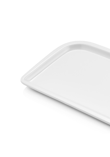 Alezy 482 Göreme Melamin Termostar Avanos Sunum Tabak 24 Cm Beyaz