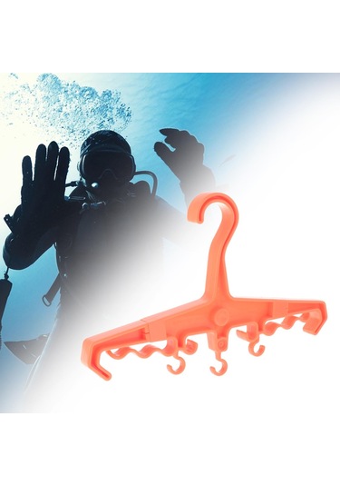 Suntek Wetsuit Askısı Bcd Bc Şnorkel Için Askı Turuncu Turuncu