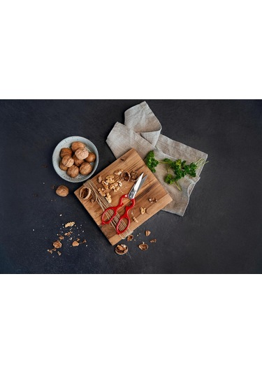 Zwilling Kitchen Shears Çok Amaçlı Makas, Paslanmaz Çelik, Kırmız