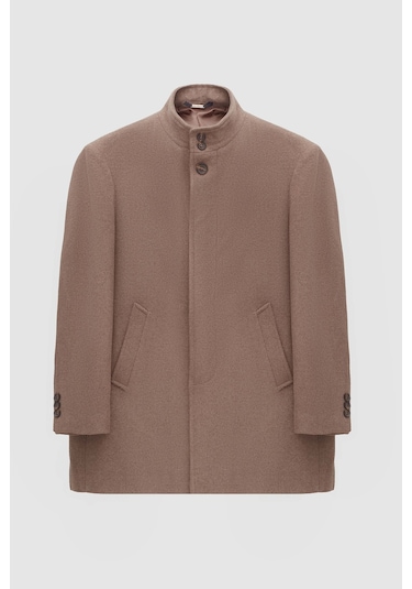 Ds Damat Regular Fit Vizon Hakim Yaka Kaşe Kaban 5hf08ort10002 VIZON