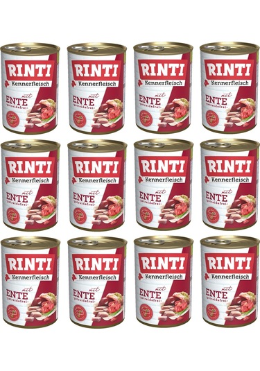 Rinti Ördekli Gurme Köpek Konservesi 400 G X 12 Adet
