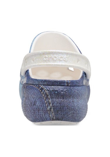 Crocs Classic Cutie Denim Clog K - White/multi Mavi - Beyaz