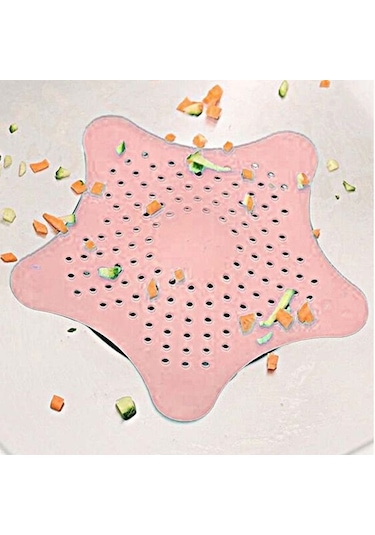 Periboia Yıldız Süzgeç - Lavabo Süzgeci - Küvet Süzgeci Çok Renkli