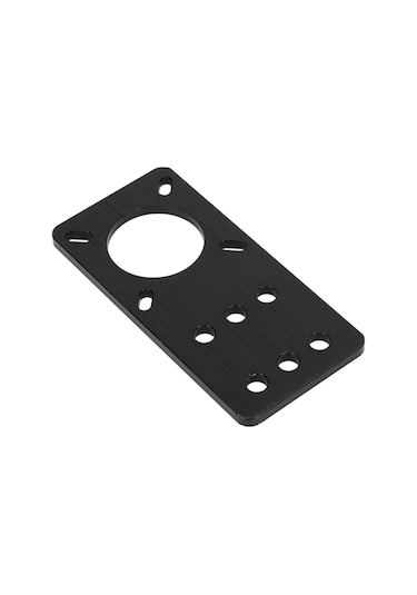 Tenfowee Nema 17 Adım Motoru Montaj Plakası, Alüminyum, Siyah Anodize, Çoklu Delikli Tasarım, 3d Yazıcı Aksesuarı, V-slot Uyumlu