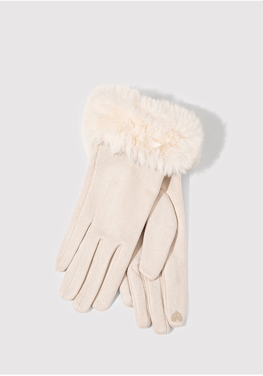 Mavi - Ekru Eldiven 1913592-34523 Ekru