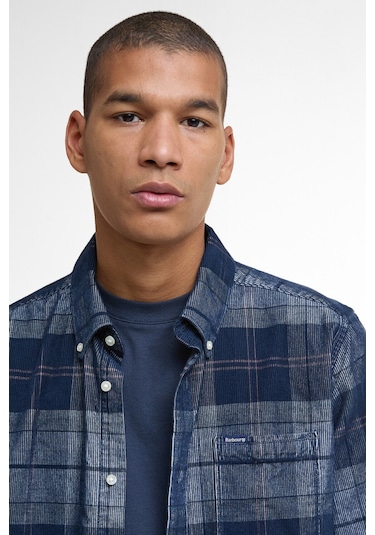 Barbour Blair Tailored Tartan Cord Gömlek Tn42 Riverstone Tartan Çok Renkli