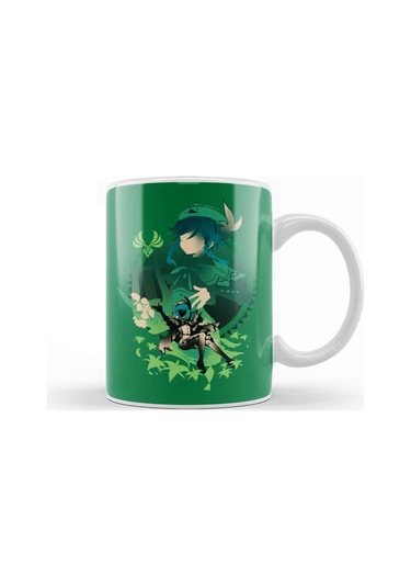 Colorful Venti Kupa Bardak Porselen Karışık