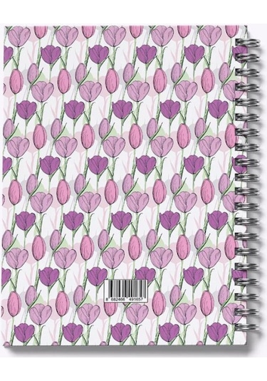 My Mia Art Tulip-midi 14x20 Çizgili Defter Çok Renkli