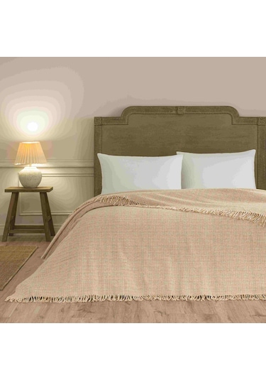 Linens Amorie Çift Kişilik Turuncu Battaniye Turuncu