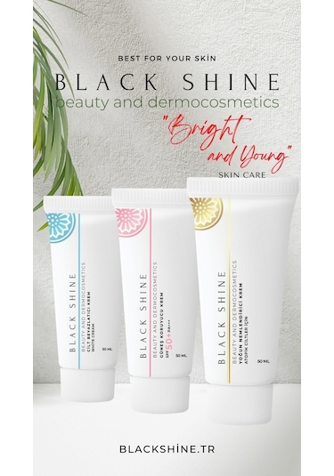 Black Shine Kararma Karşıtı Cilt Beyazlatıcı Krem 50 ML