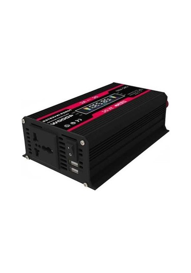 Wondernest Zhizun Modifiye 4000w 12v - 220v Sinewave Araç İnvertörü Siyah