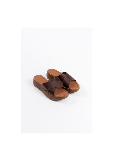 Kocadal Kocadal Borlina Acı Kahve Hakiki Deri Terlik Muhtelif