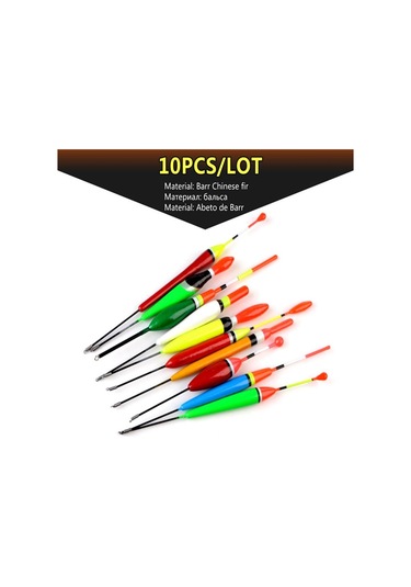 Balıkçılık Şamandıra 10 Adet/paket Çok Renkli Şamandıra Pesca Barguzinsky Köknar Şamandıra 3g-5g Sazan Balıkçılık Aksesuarları 5g