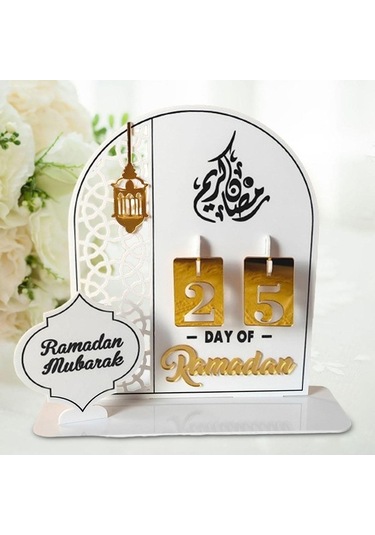 Pazly Suntek Sayım Oturma Odası Masası Heykeli Geri Dekoratif Beyaz Fz