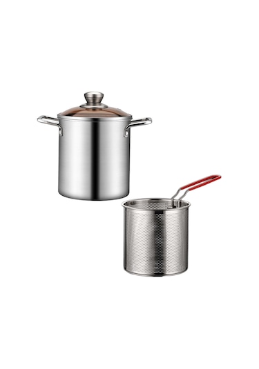 Suntek Sepeti Ile Kabak Pie Patates Kızartması Fritöz-sepetli