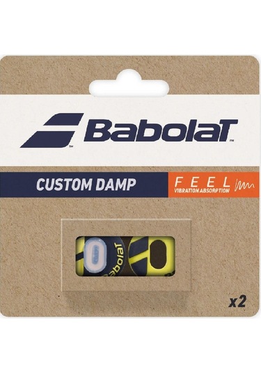Babolat Custom Damp Titreşim Önleyici Siyah Sarı 2li