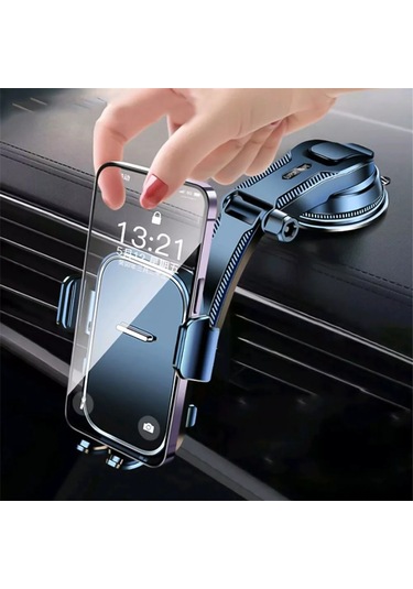 Springsun Araç Süngerli Tutucu, 3-7 İnç Telefon İçin Kütleçekimli Navigasyon Aparatı, Yumuşak Padlı, Dikey-yatay Açı Ayarlı, Dashboard/ön Cam Uyumlu