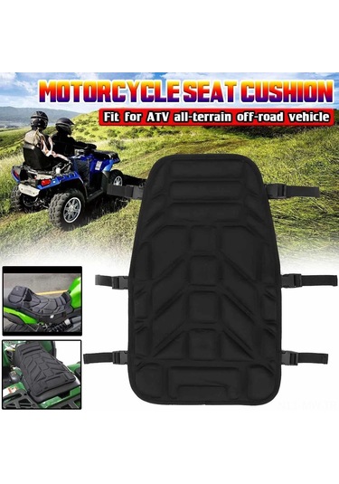 Moveevo Motorcycle Atv Bisiklet Koruyucu Arka Yaka Koltuk Döşemi - Siyah Oxford Kumaş - Evrensel Uyumlu