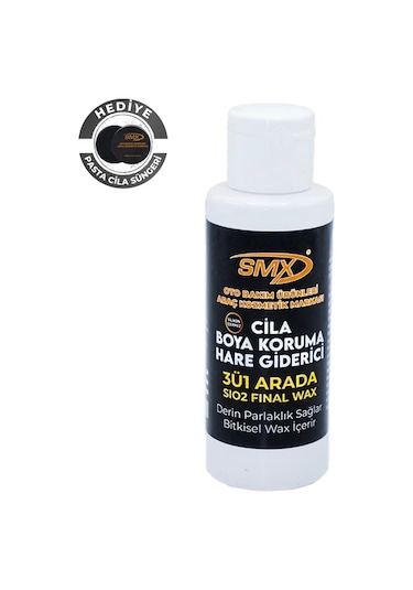 3'ü 1 Arada Cila-boya Koruma-hare Giderici 100 Ml + Pasta Cila Süngeri