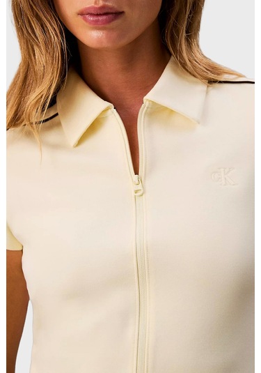 Calvin Klein Bayan Polo Lv047e212g 2ew Sarı Sarı Calvin Klein Bayan Polo Lv047e212g 2ew Sarı Sarı