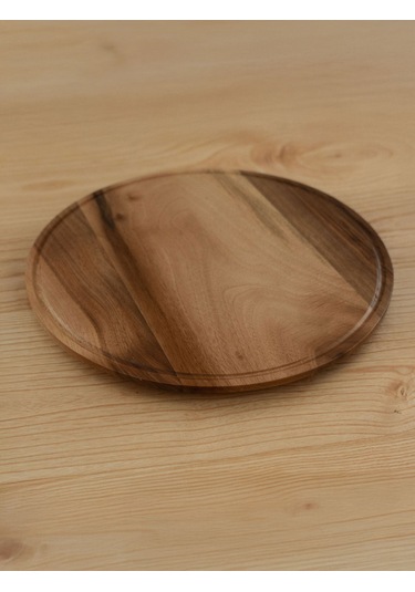 Ahşap Yuvarlak Kesme & Sunum Tahtası