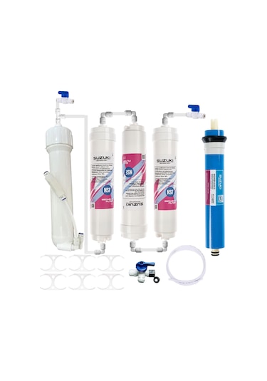 Akvaryum Tipi Su Arıtma, Çift Çıkışlı Ve Saf Su Sistemi (SUZUKI Technology Membranlı)