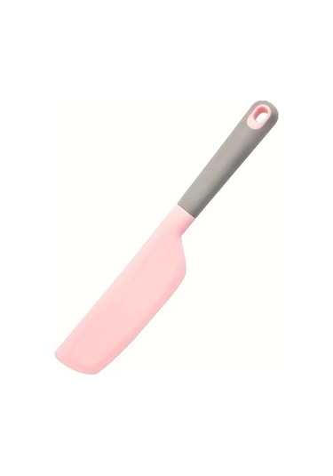 Dashanshop Pembe Ekstra Büyük Silikon Spatula Yapışmaz Isıya Dayanıklı Mutfak Aracı Pembe Kırmızı