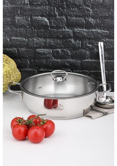 Cooker Lara 26 Cm Paslanmaz Çelik Karnıyarık Tencere